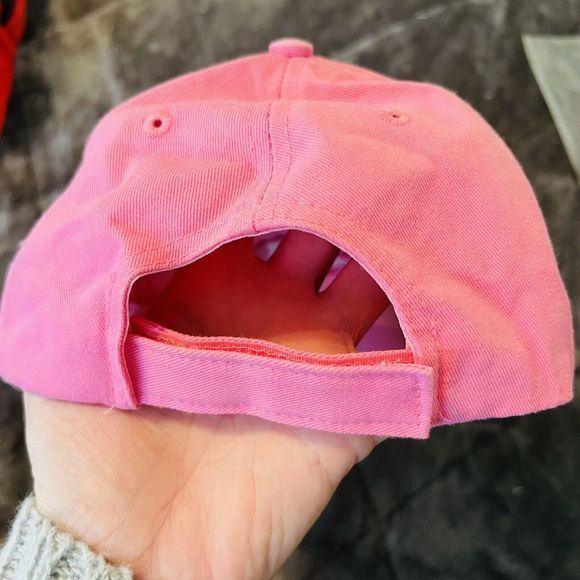 Classic Teaze Pink Tennessee TN Embroidered Baseball Cap Hat Hook & Loop Closure - Picture 5 of 8